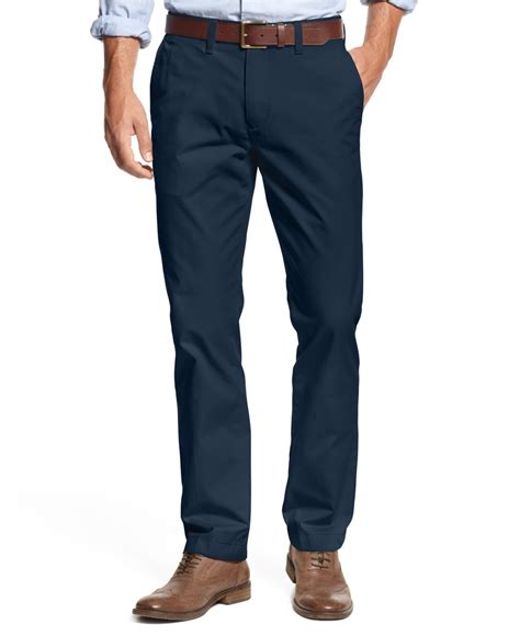 tommy hilfiger custom fit pants|tommy hilfiger casual pants.